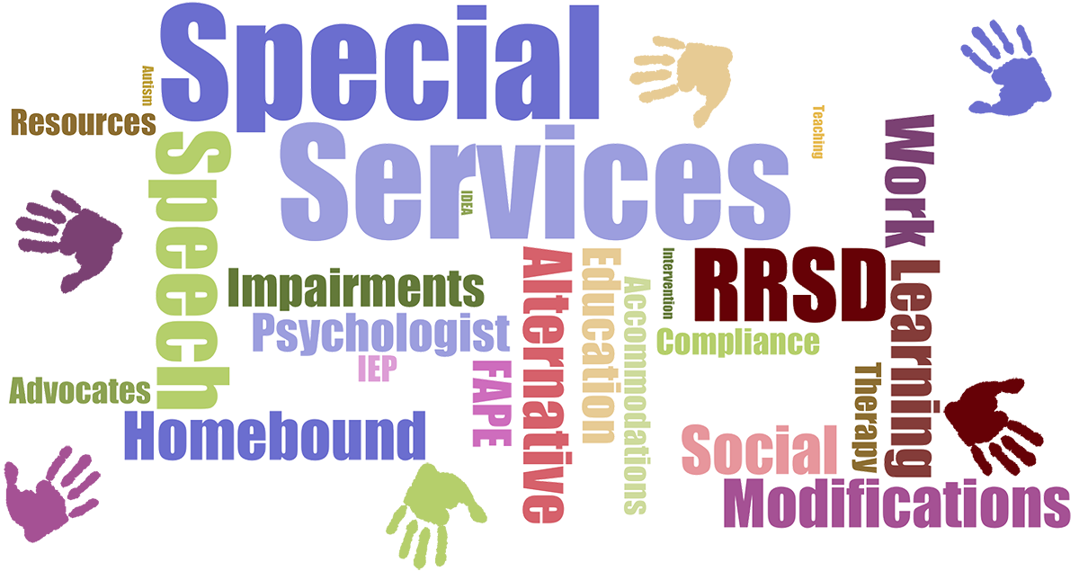 Special Services word cloud