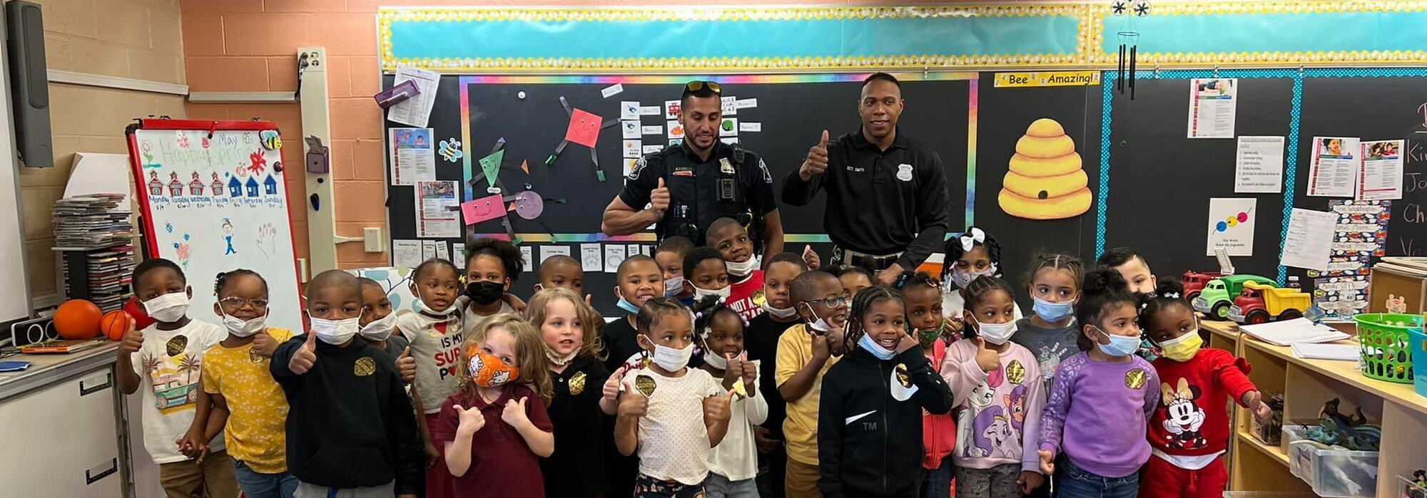 AV GSRP gets a visit from our River Rouge Police Officers!
